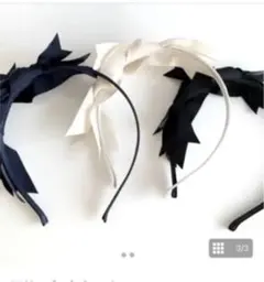 美品　Wリボンカチューシャ　ザハニーのサムネイル