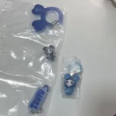 TWICE LOVELY'S アクリルカラビナ&めじるしアクセサリー　２点セット