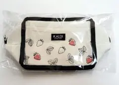 KALDI　いちご柄　保冷バッグ　バッグのみ