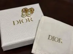 Dior CD Navy ピアス
