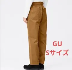 GU シェフパンツ　ブラウン ウエストゴム パンツ321-344594