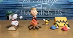 スヌーピー ガチャガチャPEANUTS Enjoy! CAMP フィギュアセット