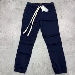 BEAMS PLUS GYM Pants Twill ジムパンツ　ネイビー　Lのサムネイル