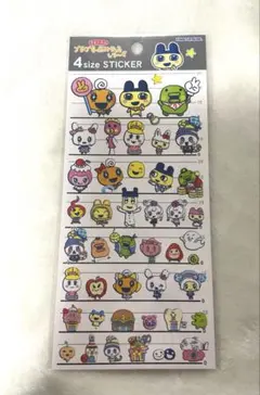 【正規品】4サイズステッカー　プチプチおみせっちシリーズ　たまごっち　まめっち