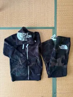 THE NORTH FACE 迷彩フリースパーカー（L）＆パンツ（M）セット