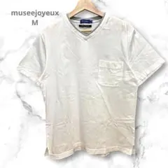 museejoyeux ミュゼジョワイユ VネックTシャツ ポケット付 M