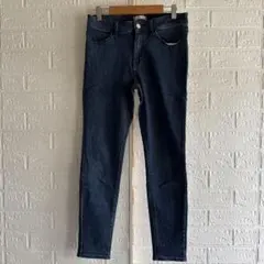 ユニクロ【27】スキニー ほぼ綿 伸縮性抜群 タイト ジーンズ／ストレッチデニム