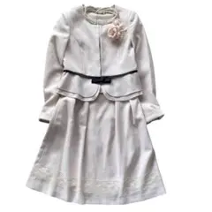 極美品✨RYURYU ベルーナ　ノーカラー　スーツ　セレモニー　入学式　9号