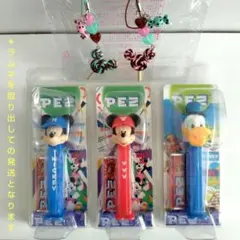 【ディズニー】ペッツ3本 & ストラップ2本