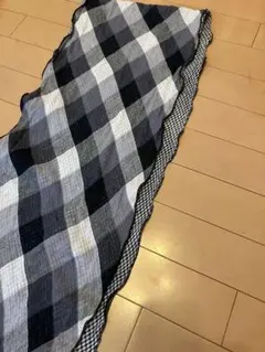 チェックショールストールマフラー