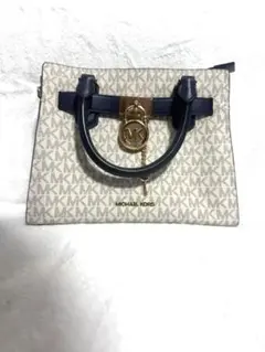 【美品】MICHAEL KORS MKロゴトートバッグ　サッチェル
