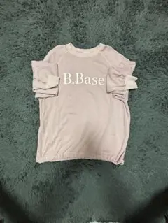 B.Base ピンク ロゴスウェット