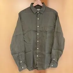 BACK NUMBER オリーブグリーン 長袖シャツ Lサイズ