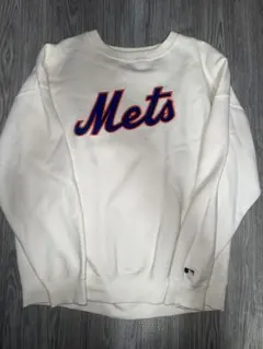 MLB New York Mets スウェット トレーナー ホワイト ビッグロゴのサムネイル