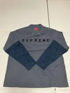 Supreme 2Tone Work Shirt ツートンワークシャツ ブラック m45401554015_1.jpg?1740588071