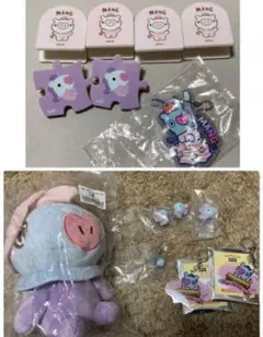 BTS BT21 ジェイホープ　MANG ぬいぐるみ　めじるしアクセサリー　など