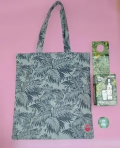 バカルディ　トートバッグ・グラス・ステッカー３点セット