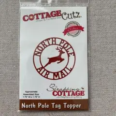 【新品】コテージカッツダイ(North Pole Tag Topper)