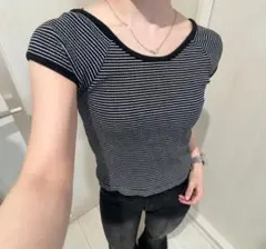 【4/29まで】 earth music&ecology ボーダーtシャツ