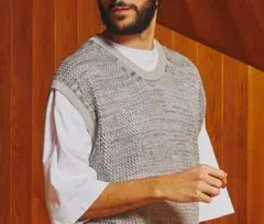 The DUFFER MESH KNIT VEST：メッシュ ニットベストのサムネイル