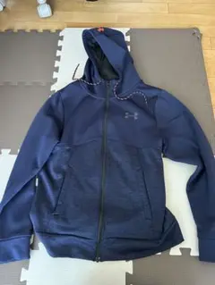UNDER ARMOUR ネイビー フルジップパーカー SM