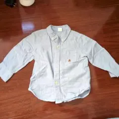 baby GAP 水色 ボタン付きシャツ 90