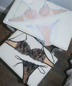 新品未開封⭐︎【MINAMOコラボ】グロウレース　Tバックセット