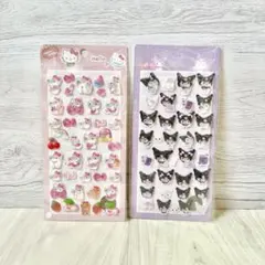 【超お得！】立体シール 2枚セット まとめ売り キャラクター