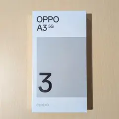 新品未開封 OPPO A3 5G SIMフリー 4GB 128GB ブラック
