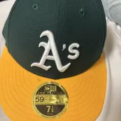 アスレチックス　ニューエラ　59fifty lowprofile 7と4分の1