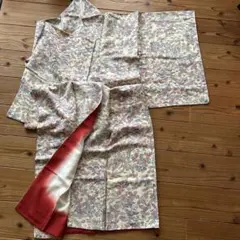 【新品未使用】昭和レトロ　着物　小紋②