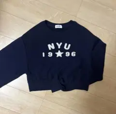 SEONGSU.SEOUL SPINNS スウェット トレーナー 紺 ネイビー