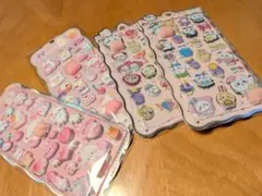 新品　おしりシール　ちいかわ　うさぎ　４枚セット　ぷにぷに　立体　ステッカー