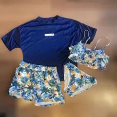 RUSTY/ラスティー キッズ 水着 4点セット スイムウェア150㎝