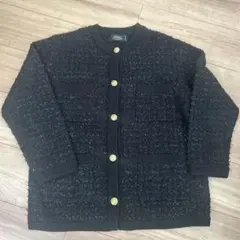 JOURNAL STANDARD relume ブラック ニットカーディガン