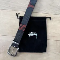Stussy ゼブラ柄 ベルト S/M ハラコ ヘアカーフレザー シマシマ - メルカリ