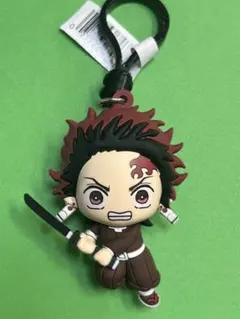 海外正規品新品　鬼滅の刃　バッグクリップ　フィギュア　キーホルダー　竈門炭治郎