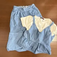 Lovetoxic セットアップ　ビスチェ＆パンツ&Tシャツ　サイズ150