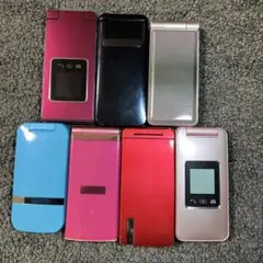 Softbank GRATINA SHARP KYOCERA フリップフォン7台