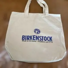 BIRKENSTOCK トートバッグ キャンバス地　エコバッグ　クリーム色のサムネイル