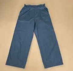 Honeys購入 ブルーデニムワイドパンツ