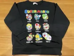 スーパーマリオ　裏起毛トレーナー　120のサムネイル