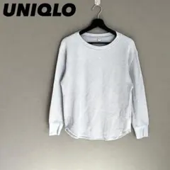 【a3162】UNIQLO 人気完売品 ワッフルクルーネックT M