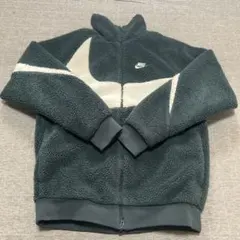 NIKEボアジャケット 深緑 リバーシブル Sサイズ