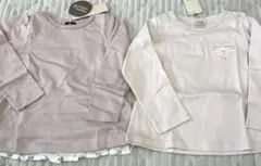 長袖カットソー 100cm プティプラ　プティマイン　保育園着　長袖