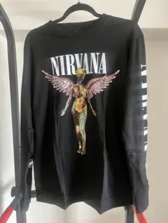 NIRVANA IN UTERO 長袖カットソー ブラック