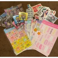 アニメキャラクターシールセット多数