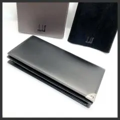 【未使用✨】　dunhill ダンヒル 二つ折り長財布 レザー ブラック　箱付き