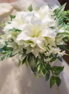 値下げ！！ウエディング　ブーケ　ブートニア　造花　結婚式