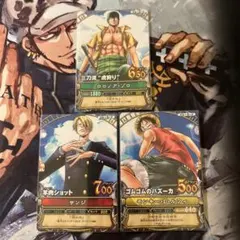 ワンピーベリーマッチ プロモカード ルフィ ゾロ サンジ セット ベリー